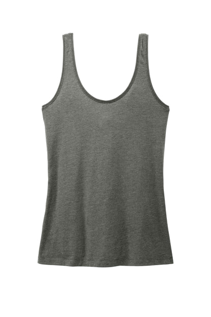 District Women's Perfect Blend CVC V-Neck Tank. DT154 (Choose Your Design)