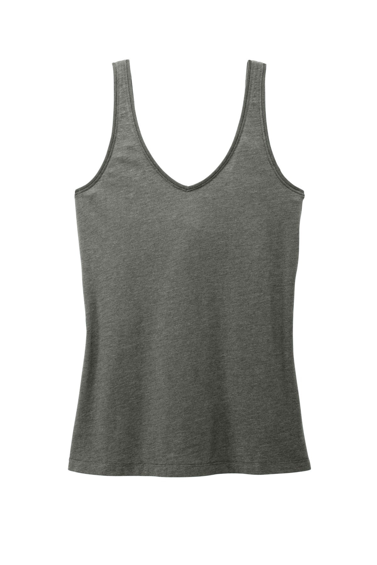 District Women's Perfect Blend CVC V-Neck Tank. DT154 (Choose Your Design)