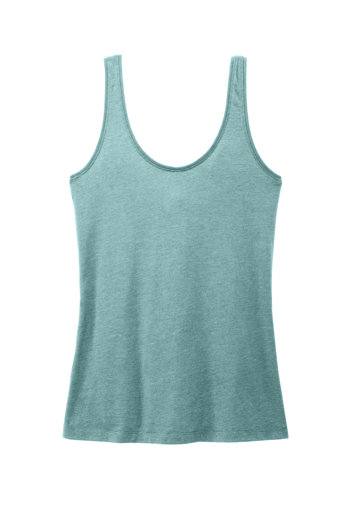 District Women's Perfect Blend CVC V-Neck Tank. DT154 (Choose Your Design)