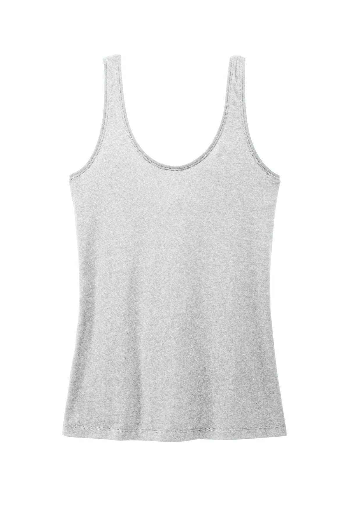 District Women's Perfect Blend CVC V-Neck Tank. DT154 (Choose Your Design)