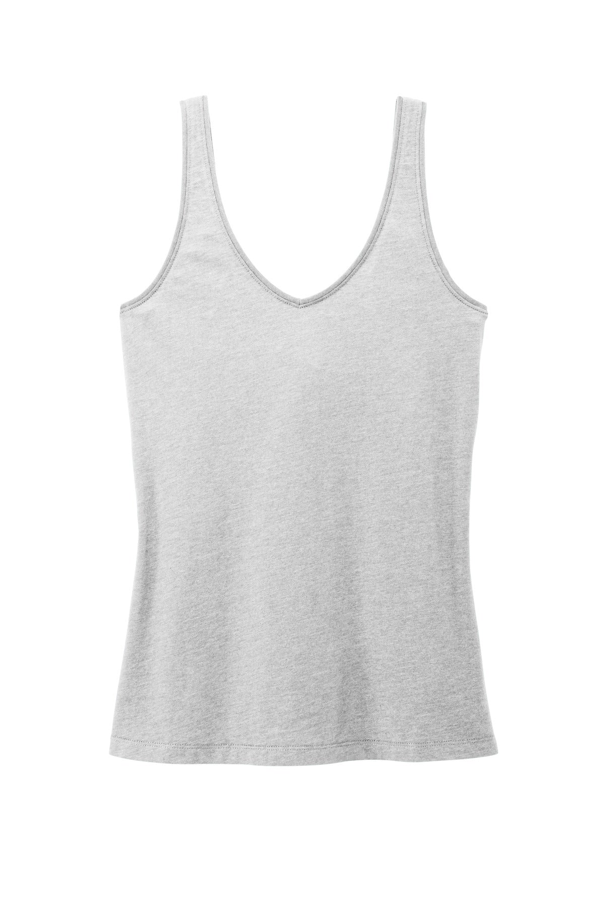 District Women's Perfect Blend CVC V-Neck Tank. DT154 (Choose Your Design)