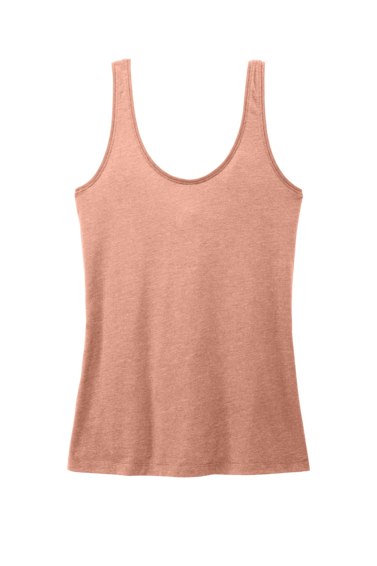 District Women's Perfect Blend CVC V-Neck Tank. DT154 (Choose Your Design)