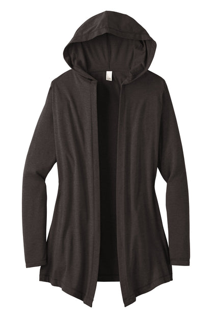 District Women's Perfect Tri Hooded Cardigan. DT156 (Choose Your Design)