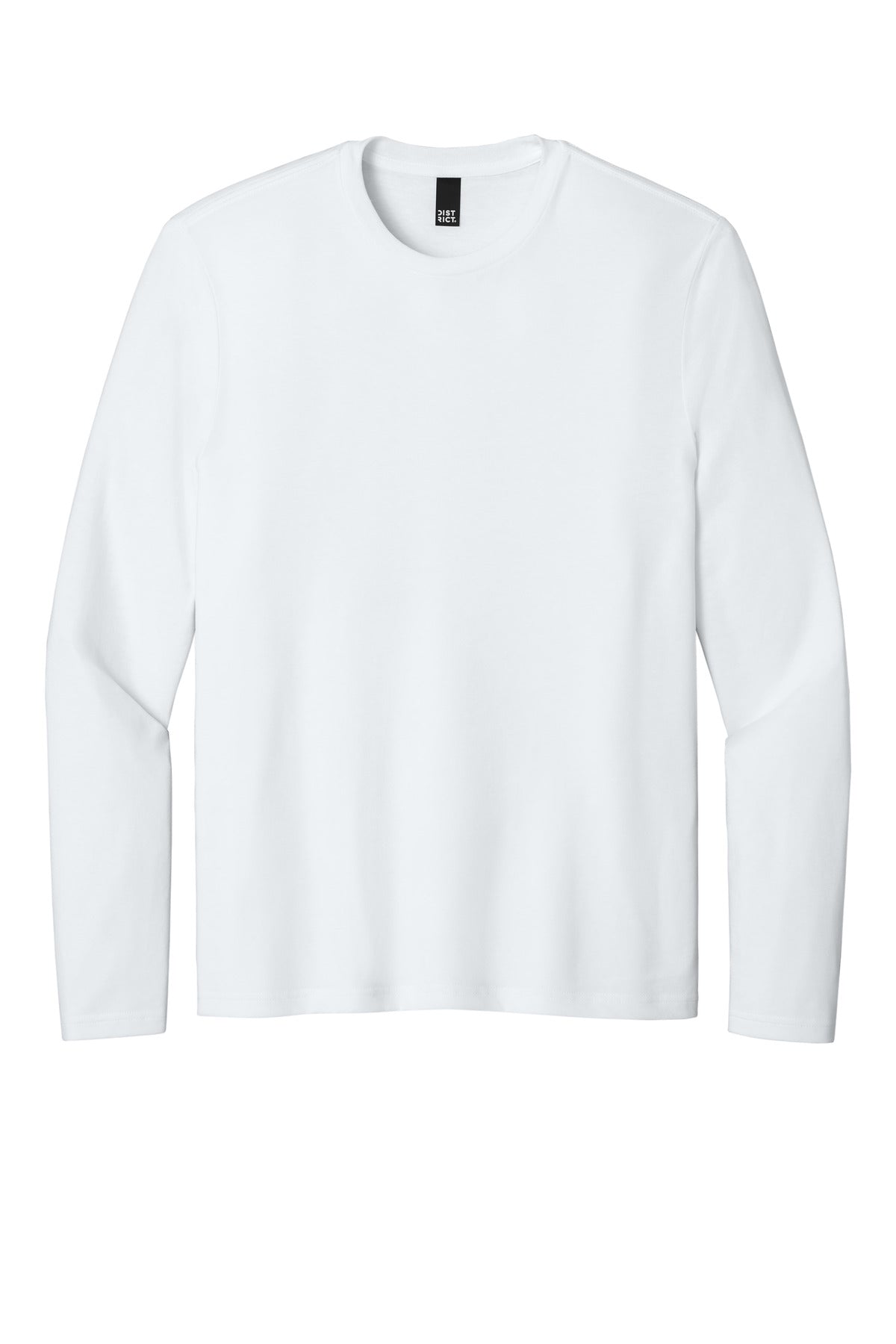 District Perfect Weight CVC Long Sleeve Tee. DT185 (Choose Your Design)