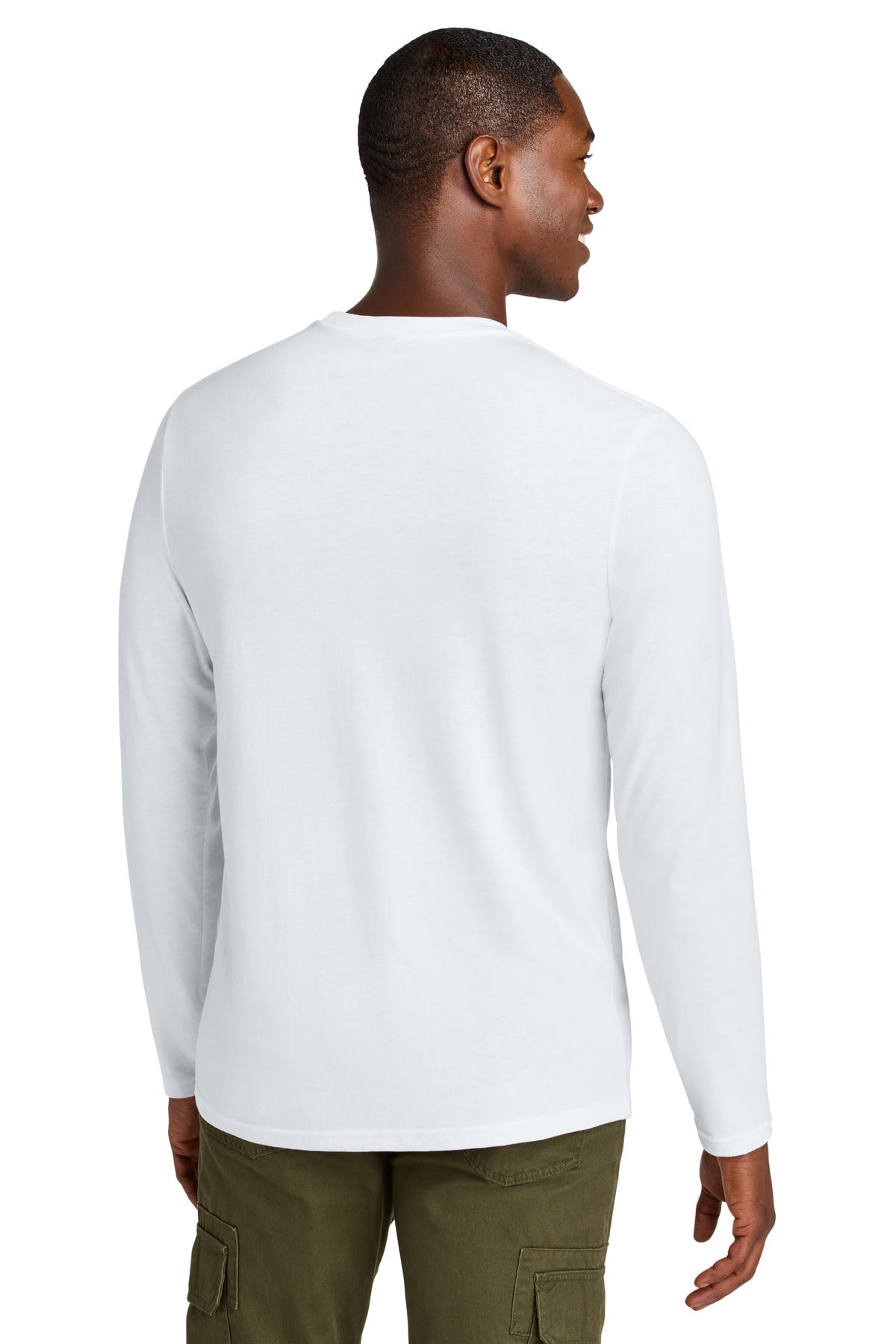 District Perfect Weight CVC Long Sleeve Tee. DT185 (Choose Your Design)
