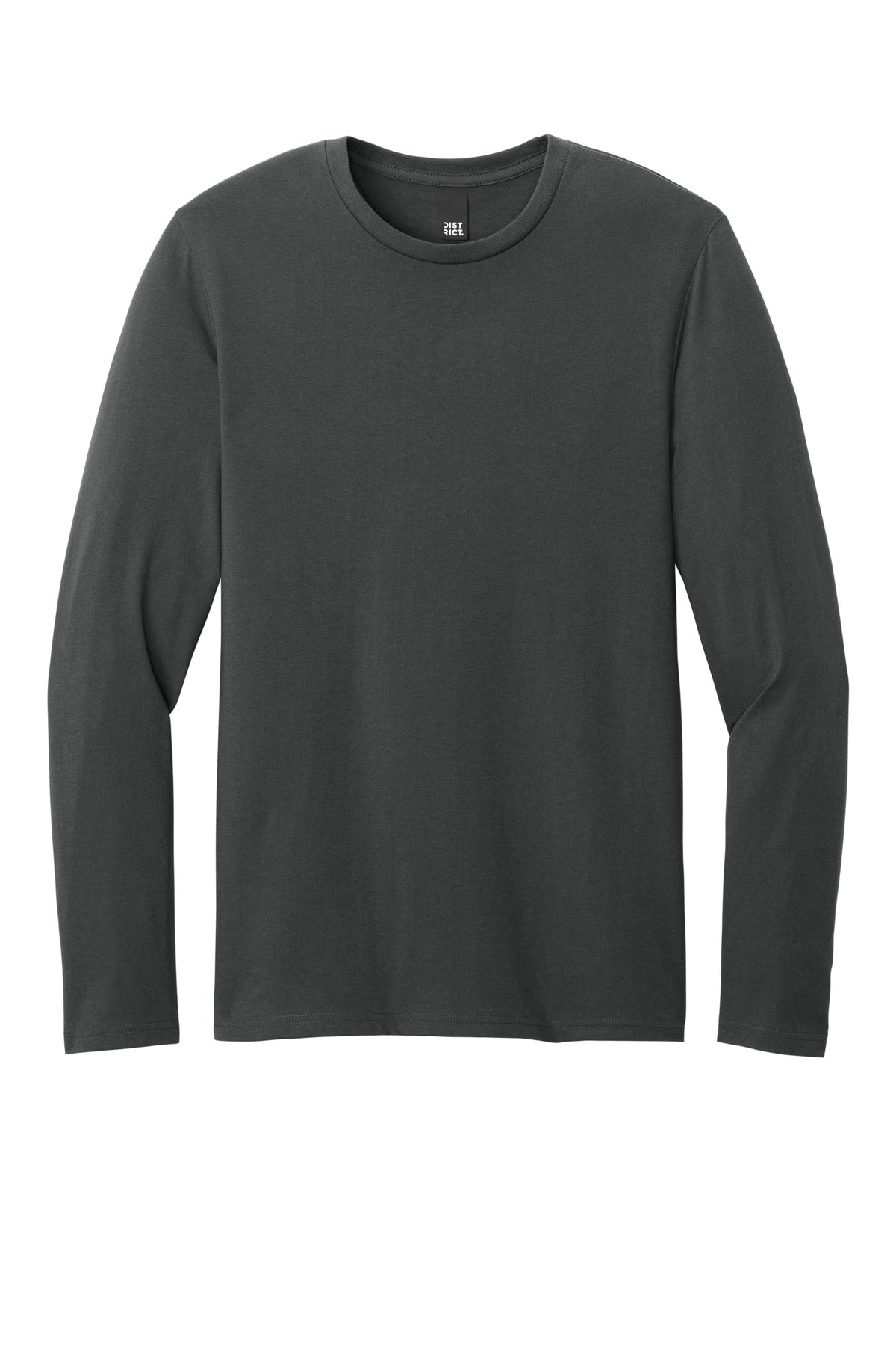 District Perfect Weight CVC Long Sleeve Tee. DT185 (Choose Your Design)