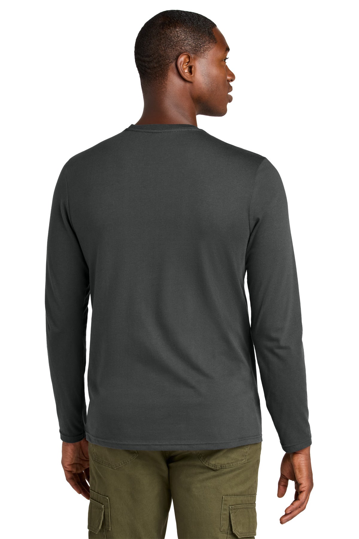 District Perfect Weight CVC Long Sleeve Tee. DT185 (Choose Your Design)