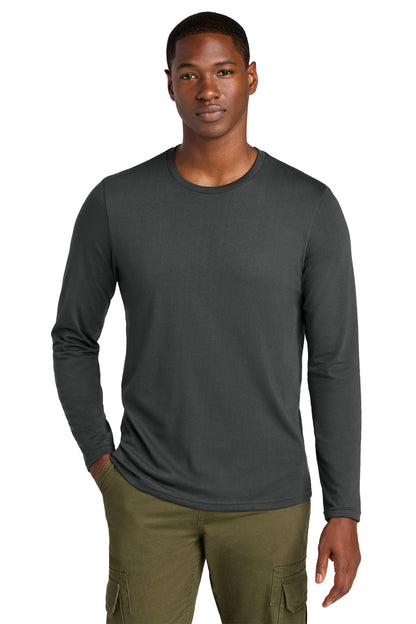 District Perfect Weight CVC Long Sleeve Tee. DT185 (Choose Your Design)