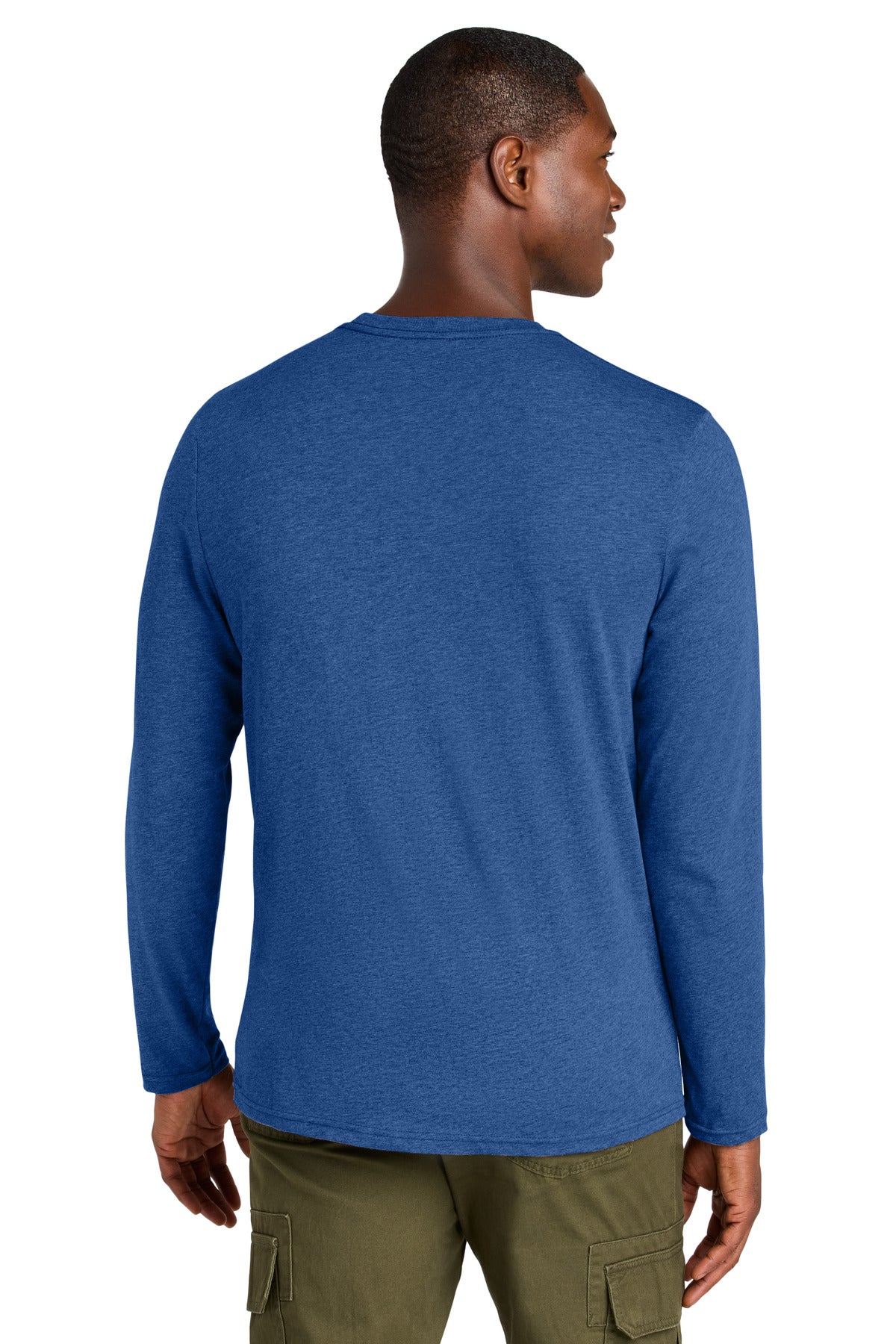 District Perfect Weight CVC Long Sleeve Tee. DT185 (Choose Your Design)