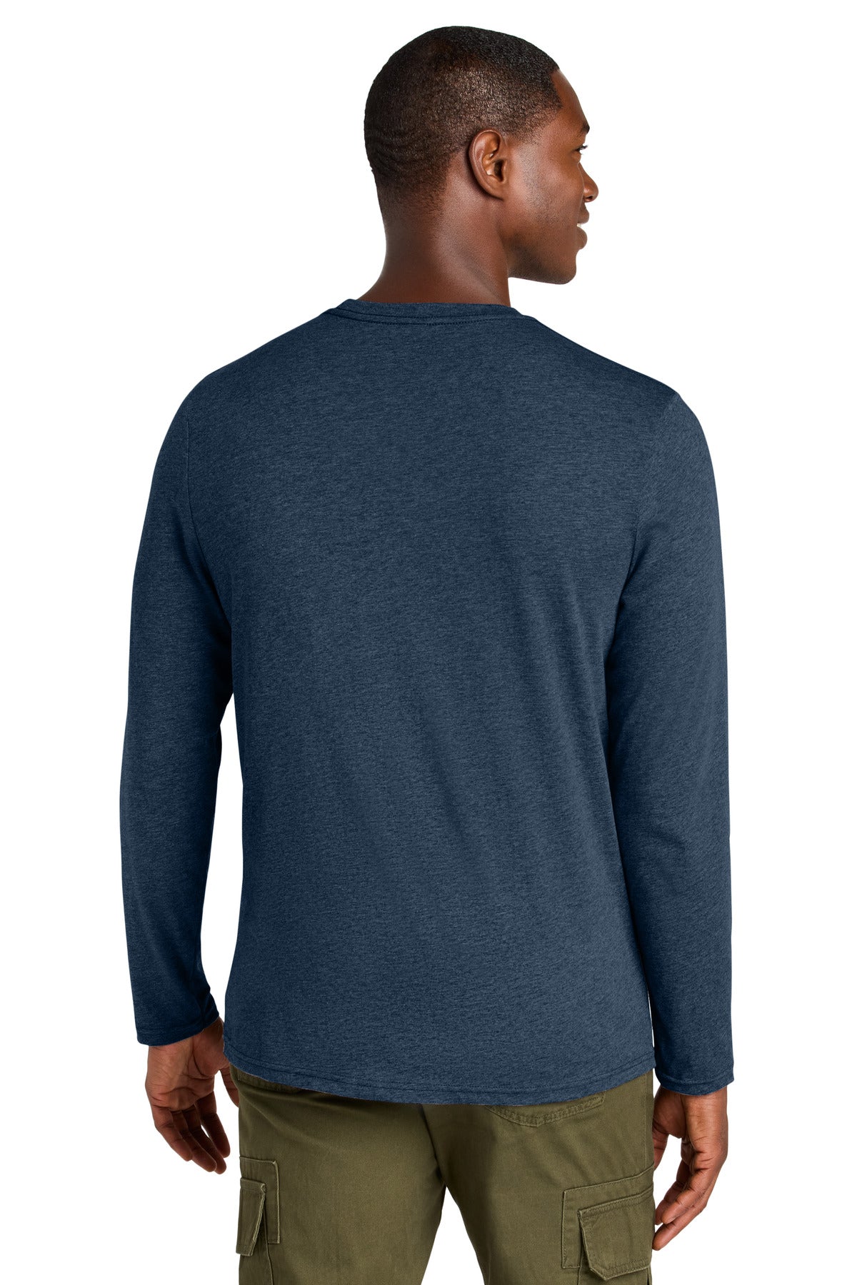 District Perfect Weight CVC Long Sleeve Tee. DT185 (Choose Your Design)