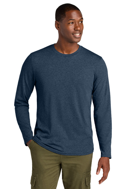 District Perfect Weight CVC Long Sleeve Tee. DT185 (Choose Your Design)