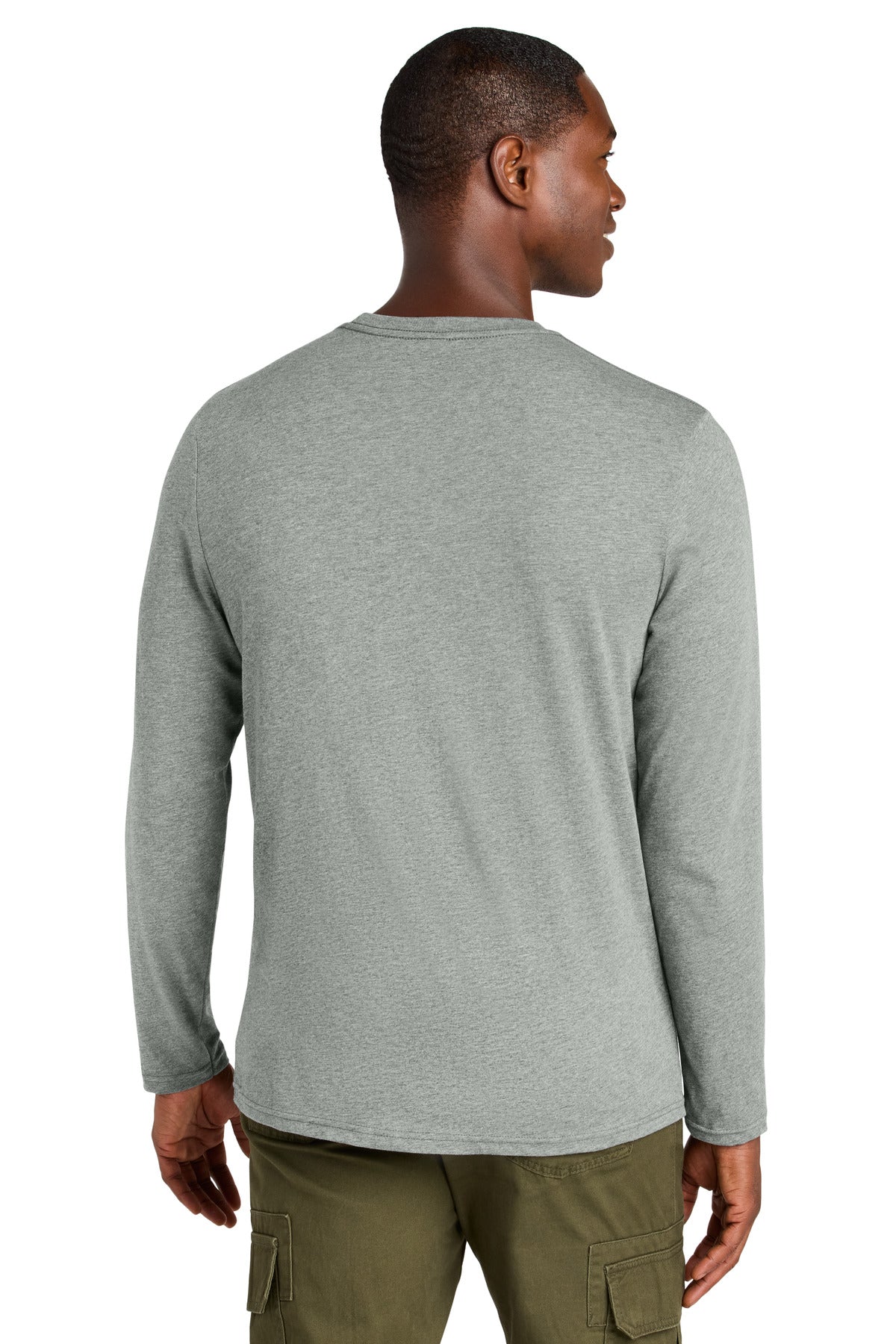 District Perfect Weight CVC Long Sleeve Tee. DT185 (Choose Your Design)