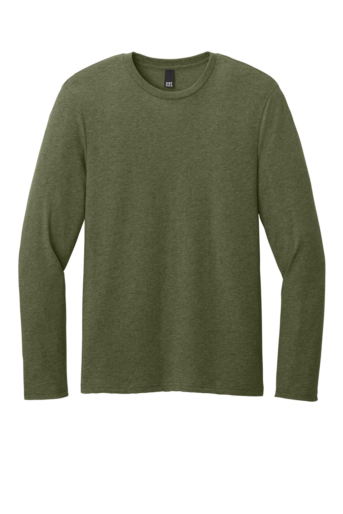 District Perfect Weight CVC Long Sleeve Tee. DT185 (Choose Your Design)