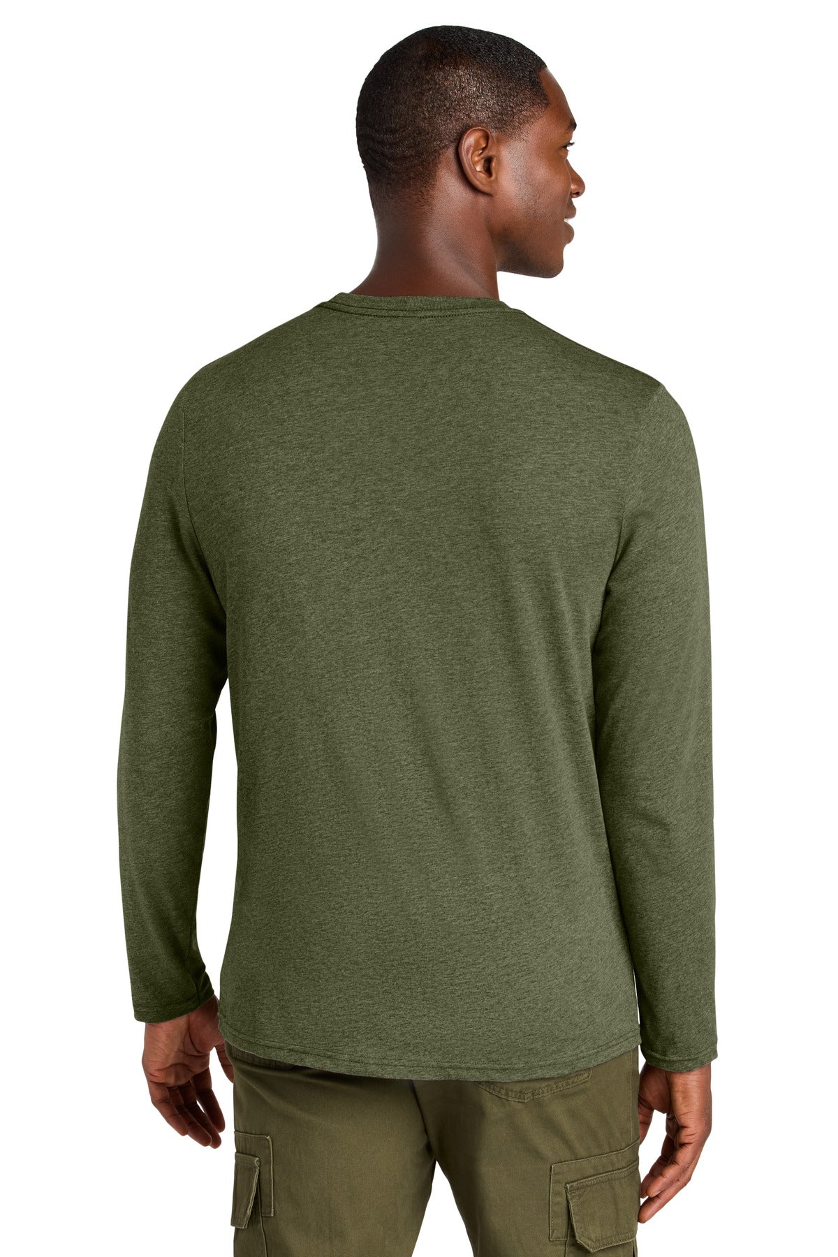 District Perfect Weight CVC Long Sleeve Tee. DT185 (Choose Your Design)