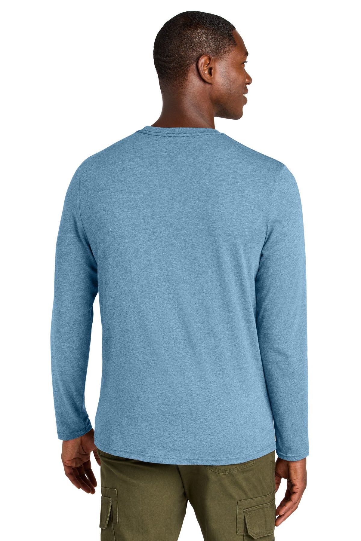 District Perfect Weight CVC Long Sleeve Tee. DT185 (Choose Your Design)