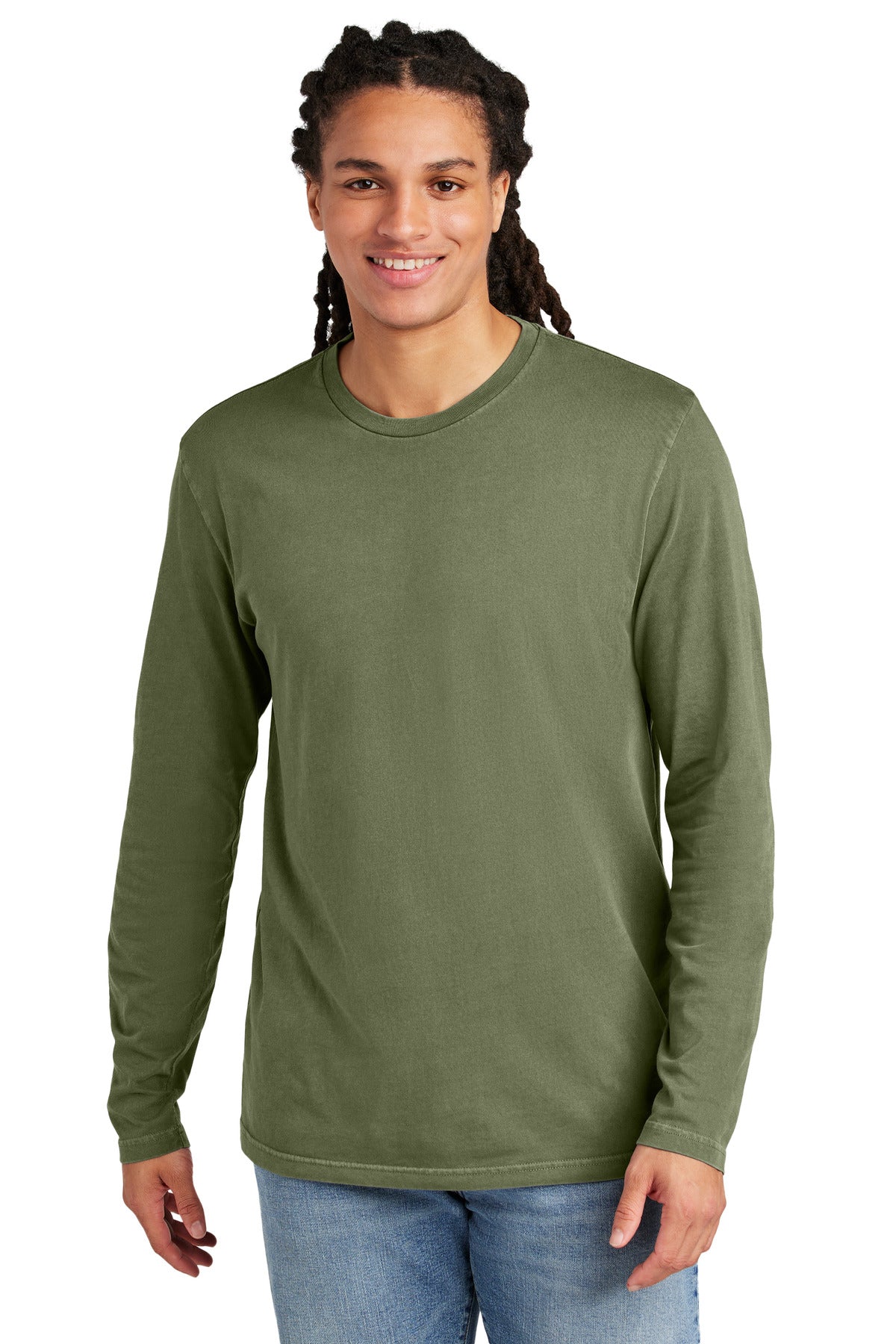District Wash Long Sleeve Tee. DT2103 (Choose Your Design)