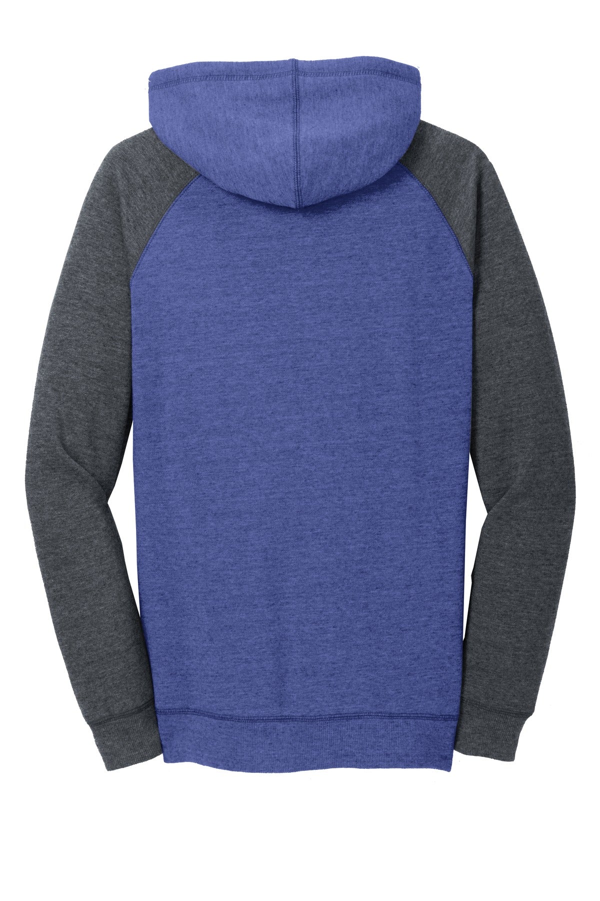 District Women's Lightweight Fleece Raglan Hoodie. DT296 (Choose Your Design)