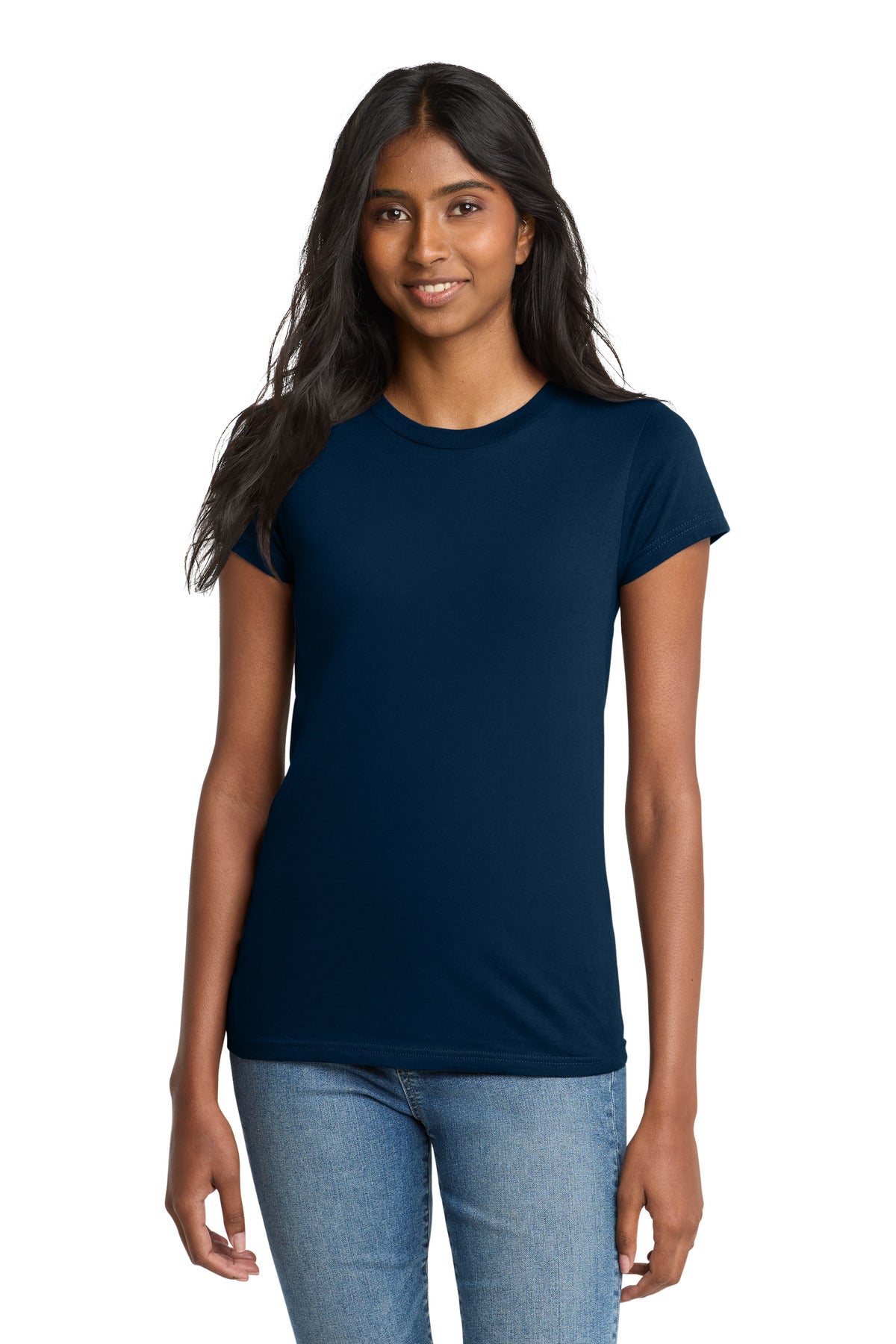 District Women's Fitted The Concert Tee. DT5001 (Choose Your Design)