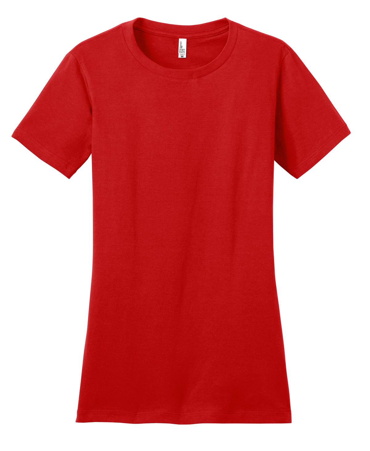 District Women's Fitted The Concert Tee. DT5001 (Choose Your Design)