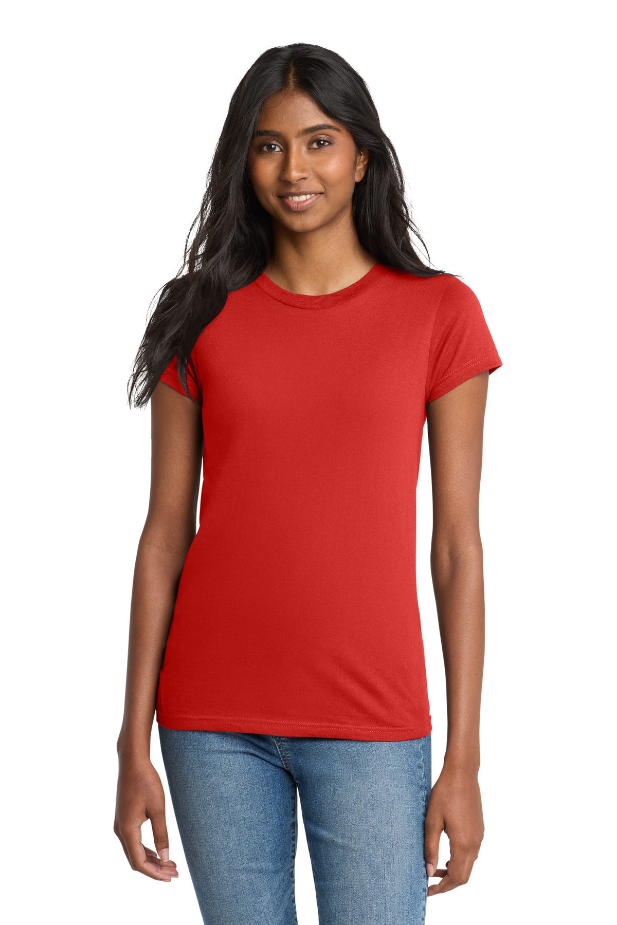 District Women's Fitted The Concert Tee. DT5001 (Choose Your Design)