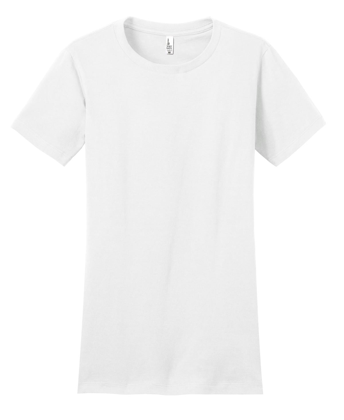 District Women's Fitted The Concert Tee. DT5001 (Choose Your Design)
