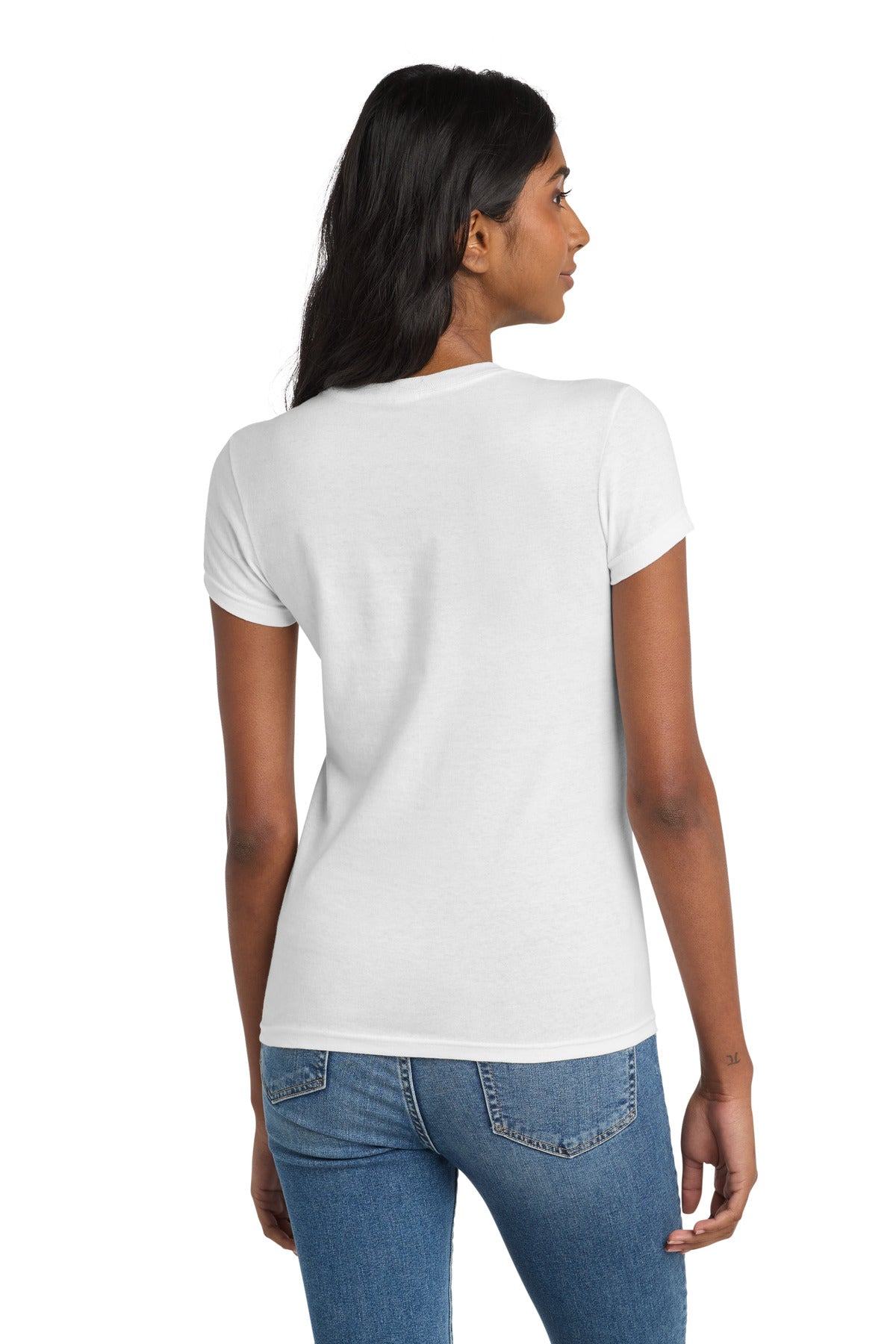 District Women's Fitted The Concert Tee. DT5001 (Choose Your Design)