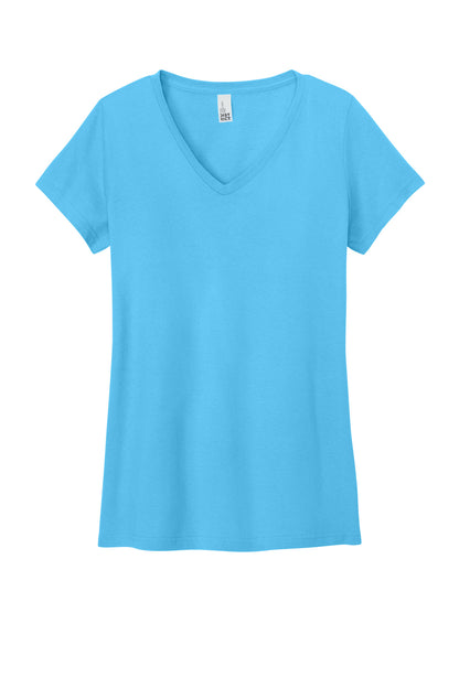 District Women's The Concert Tee V-Neck. DT5002 (Choose Your Design)