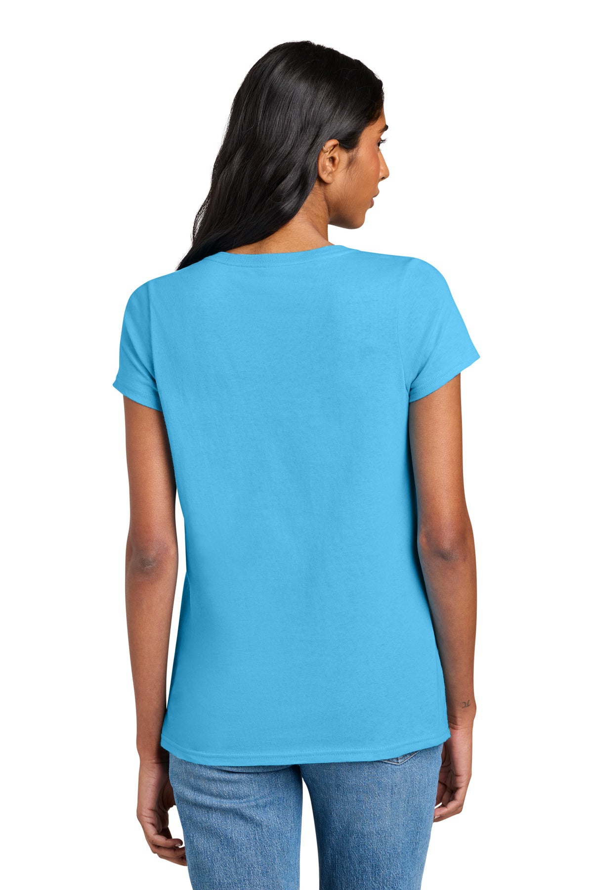District Women's The Concert Tee V-Neck. DT5002 (Choose Your Design)