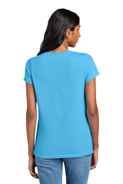 District Women's The Concert Tee V-Neck. DT5002 (Choose Your Design)