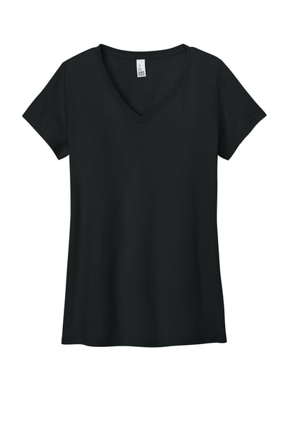 District Women's The Concert Tee V-Neck. DT5002 (Choose Your Design)