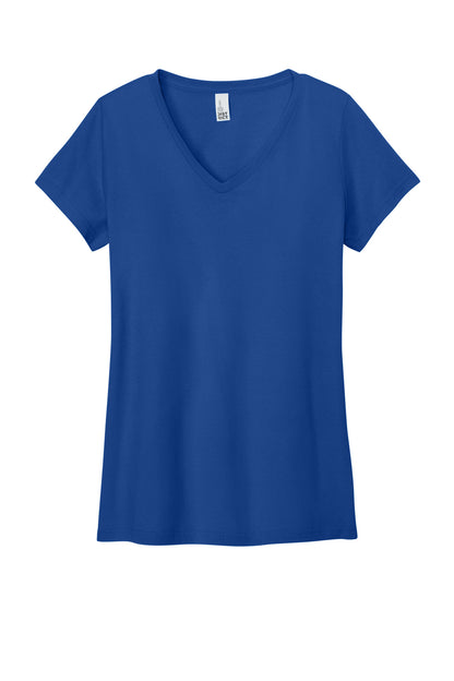 District Women's The Concert Tee V-Neck. DT5002 (Choose Your Design)