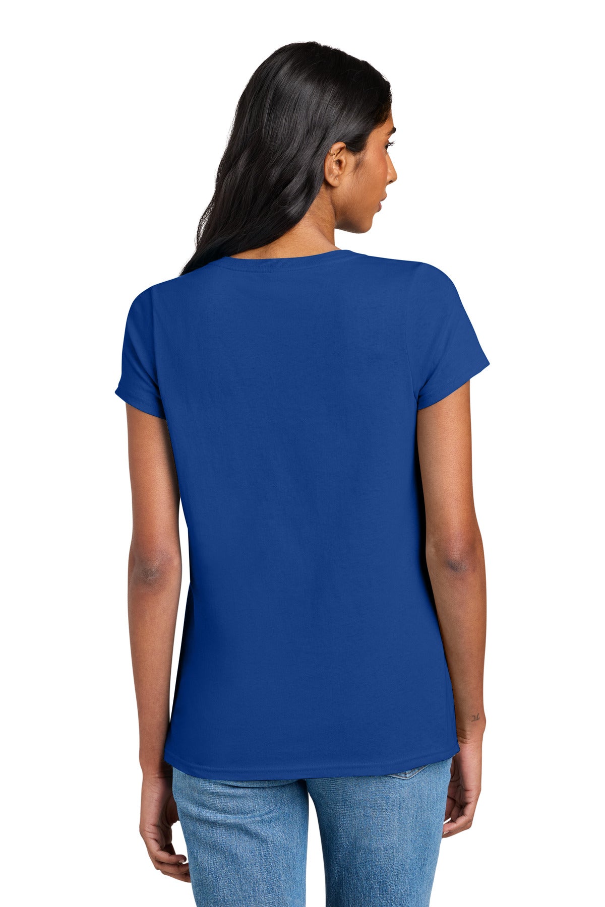 District Women's The Concert Tee V-Neck. DT5002 (Choose Your Design)