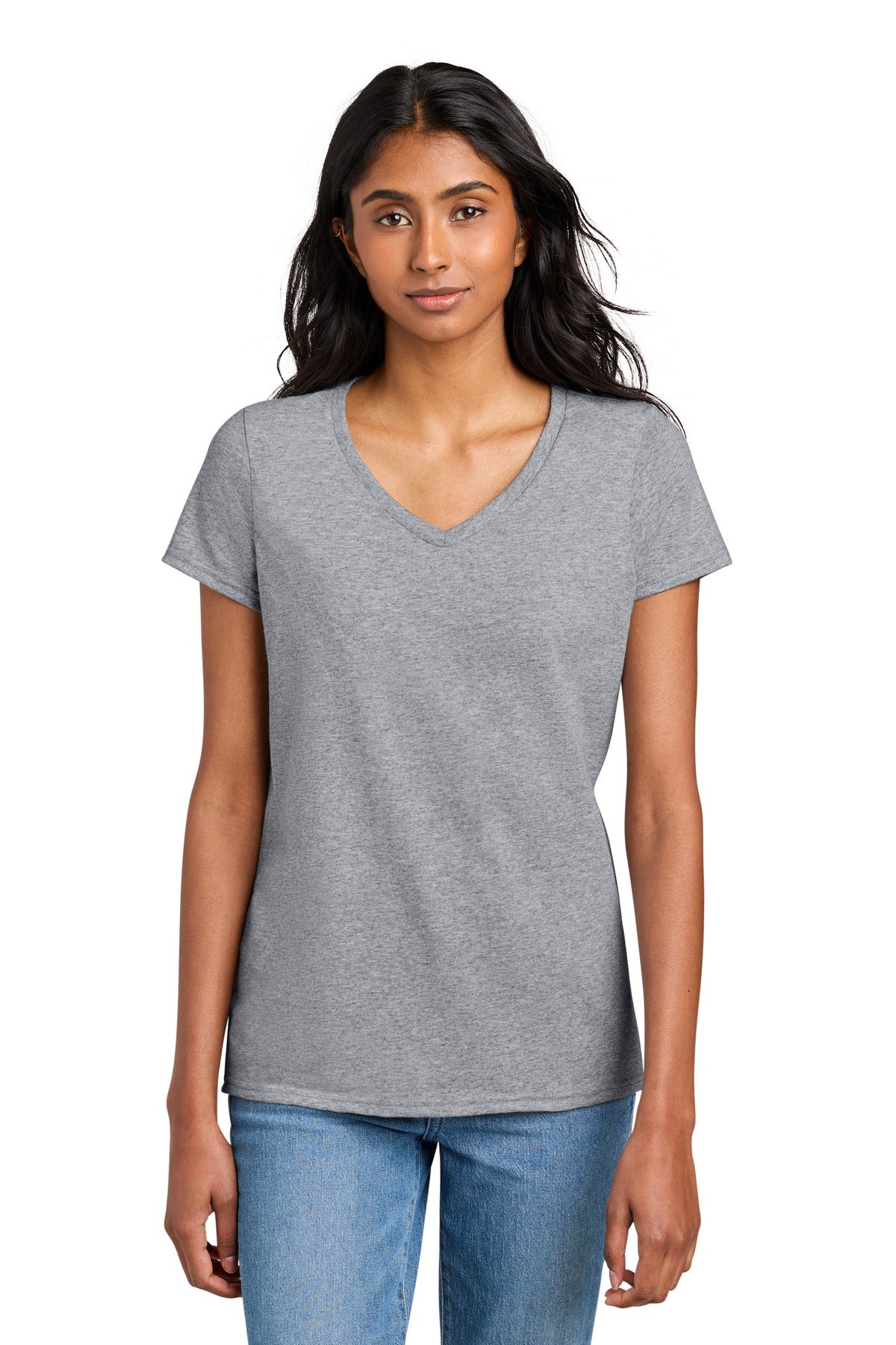District Women's The Concert Tee V-Neck. DT5002 (Choose Your Design)