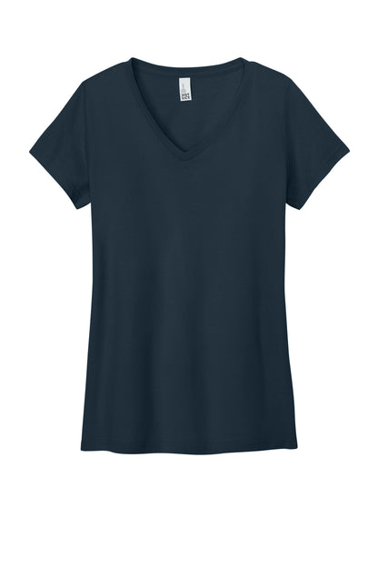 District Women's The Concert Tee V-Neck. DT5002 (Choose Your Design)