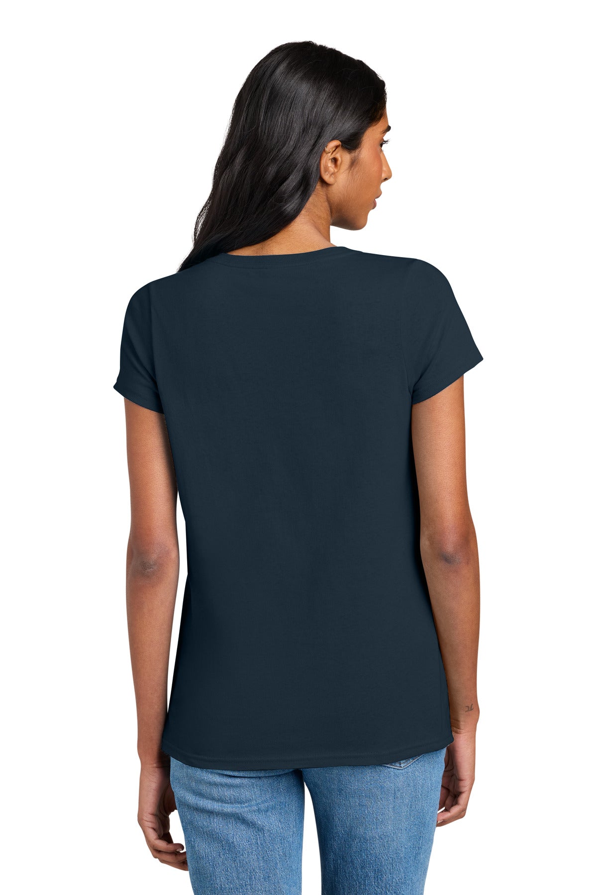 District Women's The Concert Tee V-Neck. DT5002 (Choose Your Design)