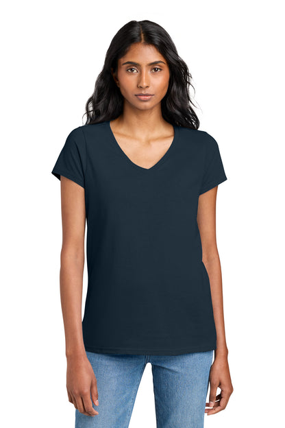 District Women's The Concert Tee V-Neck. DT5002 (Choose Your Design)