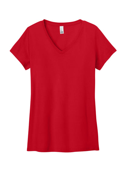 District Women's The Concert Tee V-Neck. DT5002 (Choose Your Design)