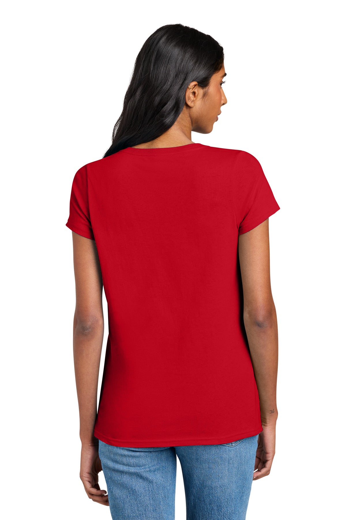 District Women's The Concert Tee V-Neck. DT5002 (Choose Your Design)
