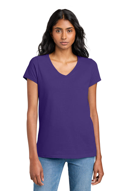 District Women's The Concert Tee V-Neck. DT5002 (Choose Your Design)
