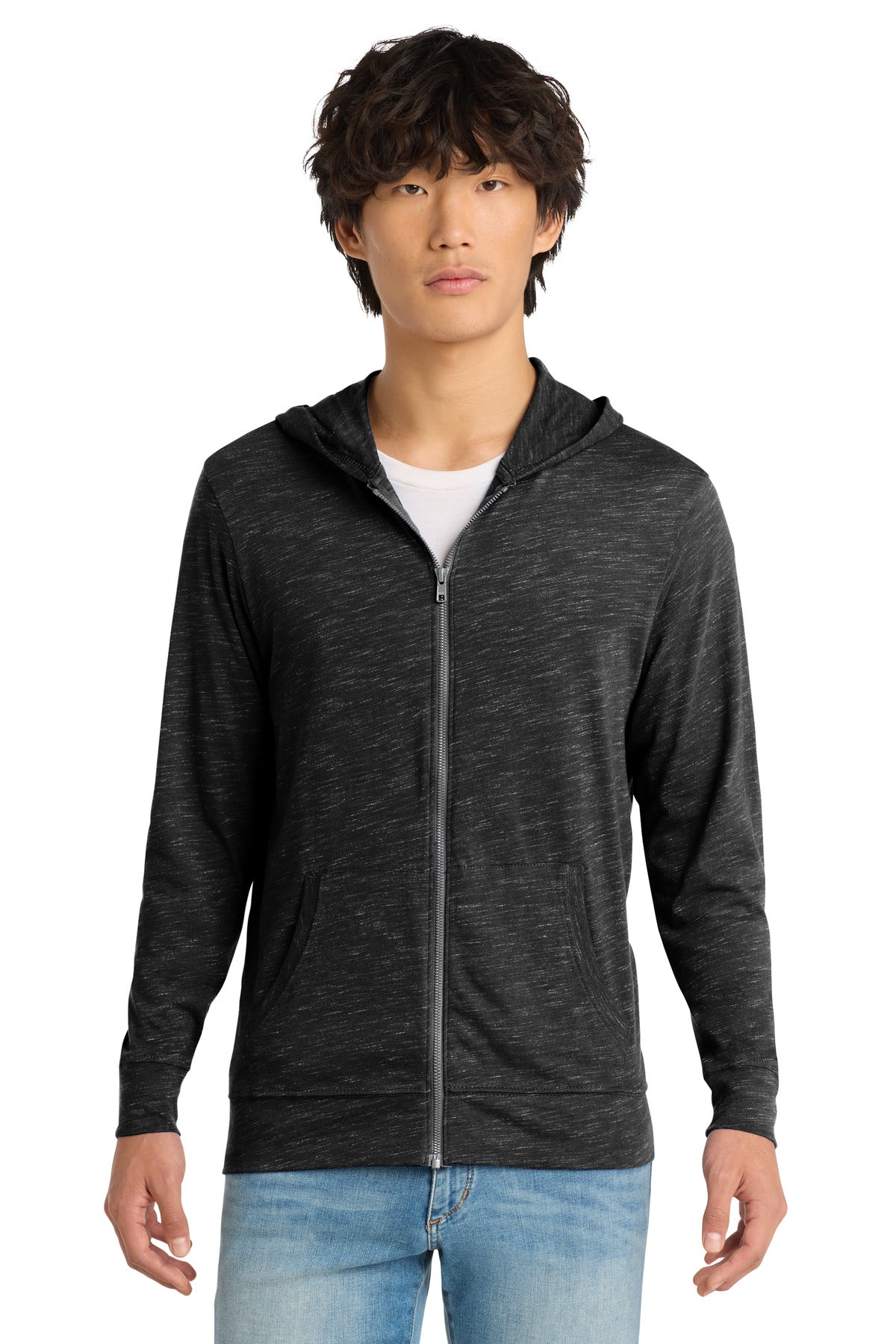 District Medal Full-Zip Hoodie. DT565 (Choose Your Design)