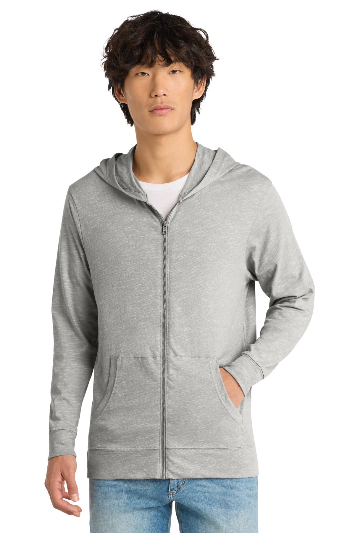 District Medal Full-Zip Hoodie. DT565 (Choose Your Design)