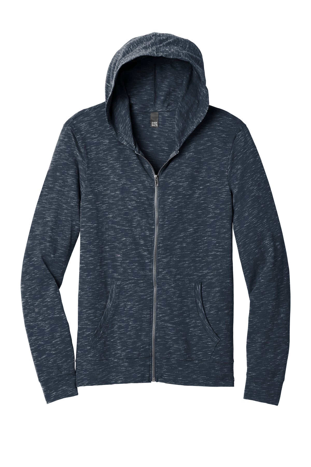 District Medal Full-Zip Hoodie. DT565 (Choose Your Design)