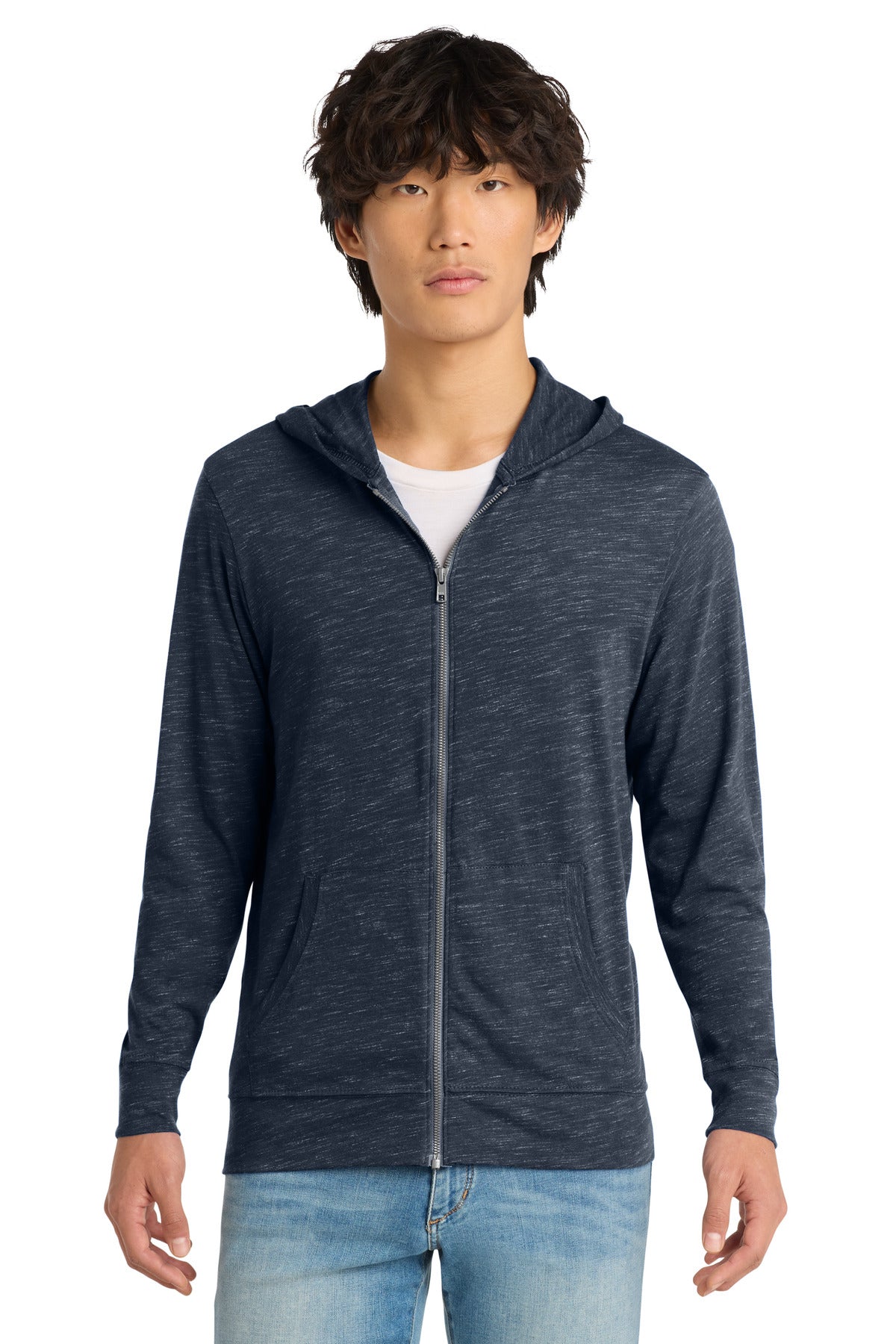 District Medal Full-Zip Hoodie. DT565 (Choose Your Design)