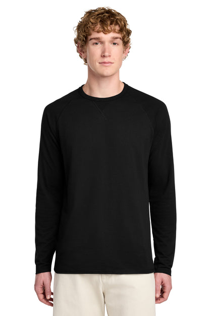 District Featherweight French Terry Long Sleeve Crewneck. DT572 (Choose Your Design)