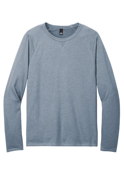 District Featherweight French Terry Long Sleeve Crewneck. DT572 (Choose Your Design)