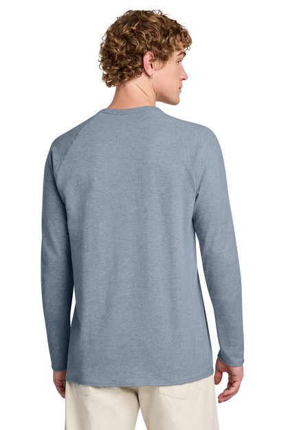District Featherweight French Terry Long Sleeve Crewneck. DT572 (Choose Your Design)