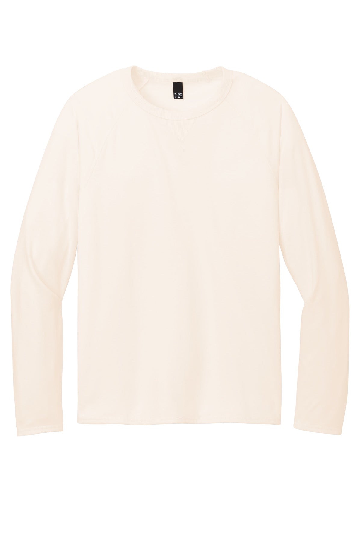 District Featherweight French Terry Long Sleeve Crewneck. DT572 (Choose Your Design)