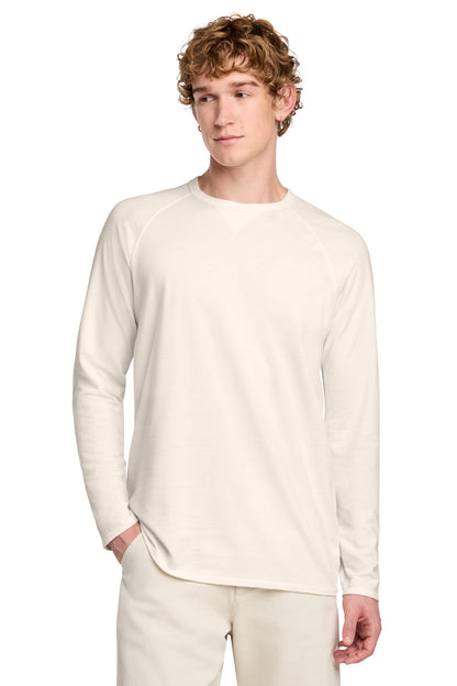 District Featherweight French Terry Long Sleeve Crewneck. DT572 (Choose Your Design)