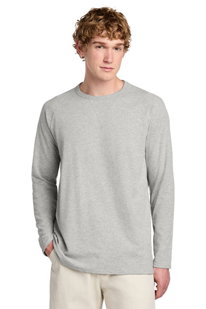 District Featherweight French Terry Long Sleeve Crewneck. DT572 (Choose Your Design)