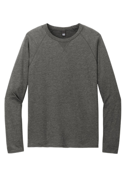 District Featherweight French Terry Long Sleeve Crewneck. DT572 (Choose Your Design)